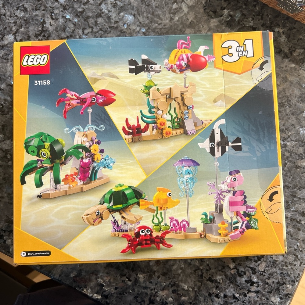 Lego Red and Green Building Sets 3-in-1 Creative Play